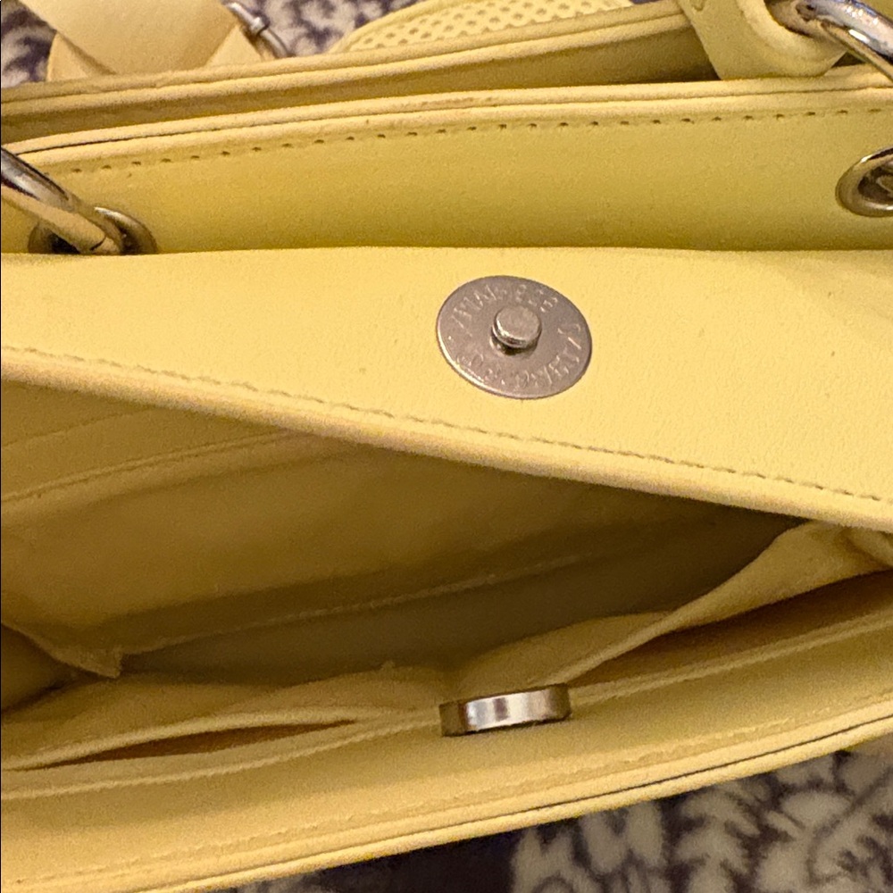Steve Madden Bevelyn Yellow Perforated Crossbody Bag - Picture 11 of 11